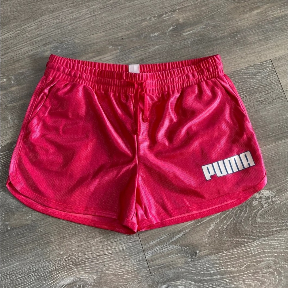 Puma Metalic Pink boxing shorts